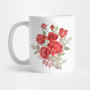 Bouquet of red roses Mug